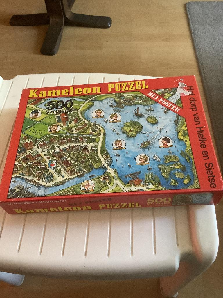 Kameleon puzzel, Ophalen of Verzenden, 500 t/m 1500 stukjes, Gebruikt