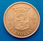 Legpenning Rijksmunt 1989 Flevoland, Verzenden, Overige materialen, Nederland