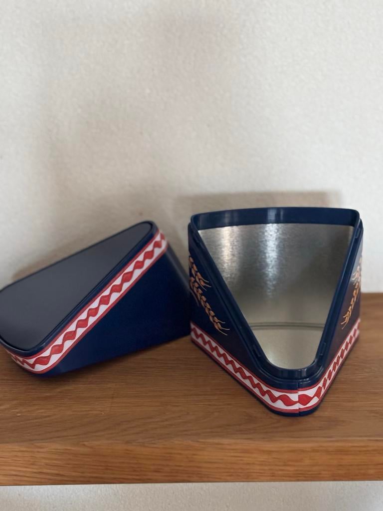 Leksands Knäckebröd Bewaarblik Driehoek, Verzenden, Nieuw, Metaal, Minder dan 50 cm