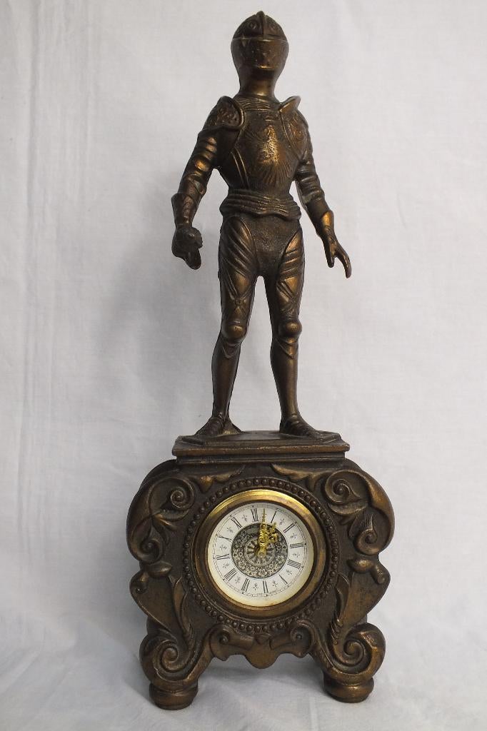 Klok met ridder., Ophalen of Verzenden