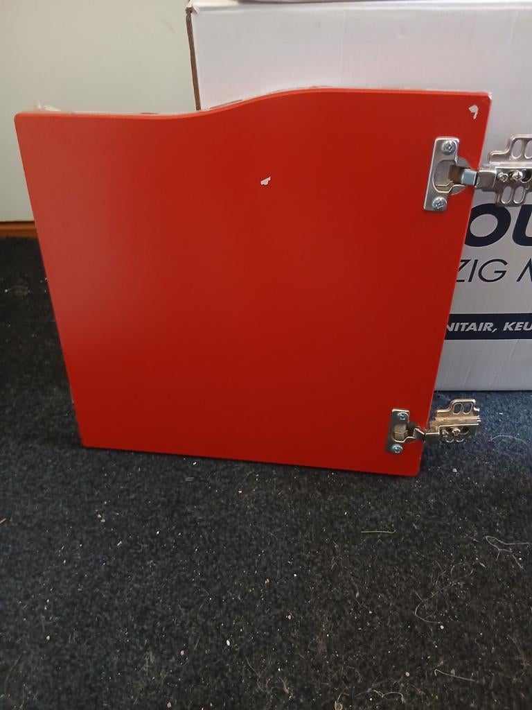 Ikea deurtjes kallax rood, Ophalen, Gebruikt