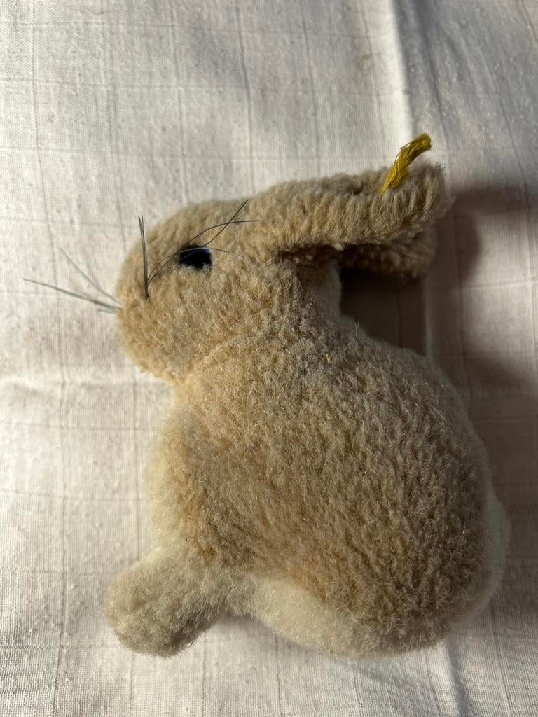 Vintage Steiff konijn, uit de jaren ‘50 of ‘60., Antiek en Kunst, Antiek | Speelgoed, Ophalen of Verzenden