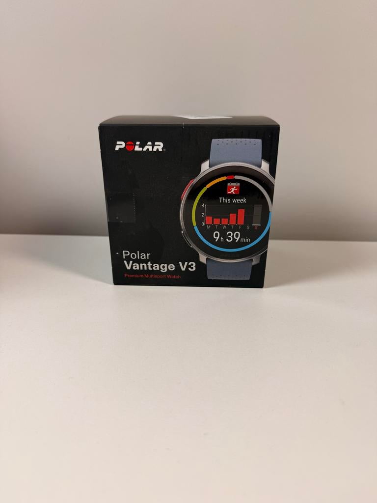 Polar Vantage V3 Premium Multisport Horloge Sky Blue, Ophalen of Verzenden, Nieuw, Polshorloge, Overige merken