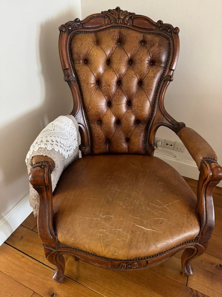 Oude fauteuil, Ophalen of Verzenden
