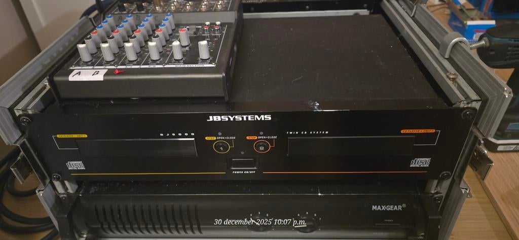 PA Sound Systeem in Flightcase, Ophalen of Verzenden, Gebruikt, Minder dan 500 watt, P.A.