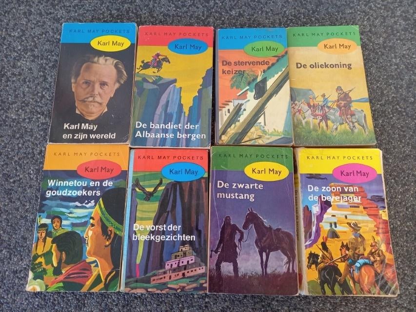 * Karl May pockets 8 delen, v.a. 1962 *, Ophalen of Verzenden, Gelezen, Karl May