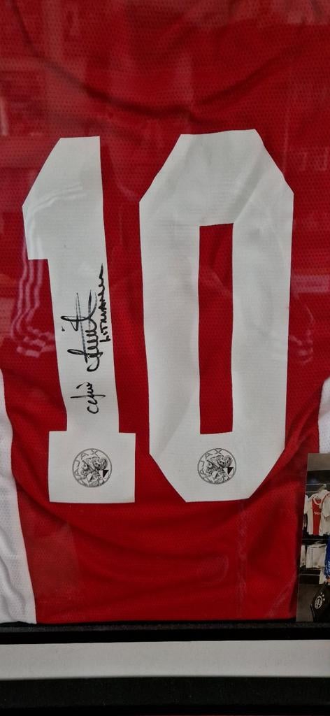 Ajax Jari Litmanen gesigneerd shirt, Verzamelen, Ophalen of Verzenden, Gebruikt, Ajax, Shirt