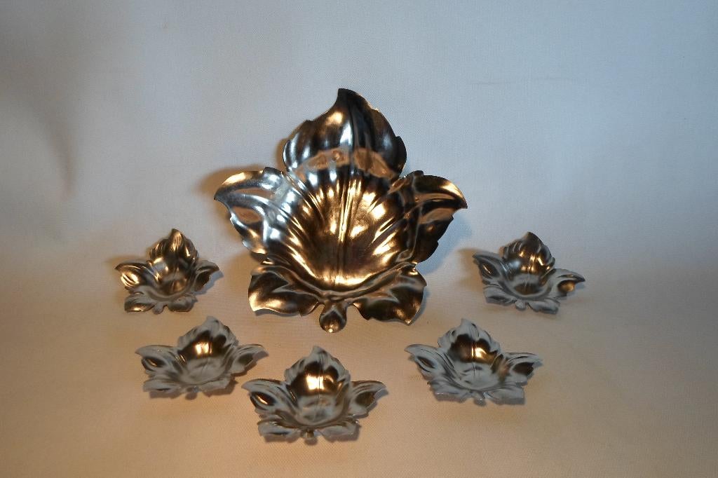 Metawa Holland Snack Set Blad, Antiek en Kunst, Antiek | Tin, Ophalen of Verzenden