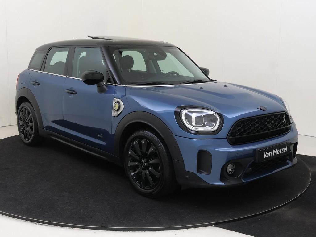 Mini Mini Countryman 1.5 Cooper S E ALL4 | Panoramisch Glaze, Auto's, Automaat, 8 kWh, Gebruikt, Blauw