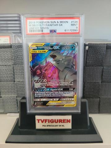 Sableye Tyranitar Unified Minds Pokemon Psa kaart grade 9 beschikbaar voor biedingen