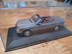 Mercedes w124  cabriolet   minichamps, Ophalen of Verzenden, Zo goed als nieuw, Auto, MiniChamps