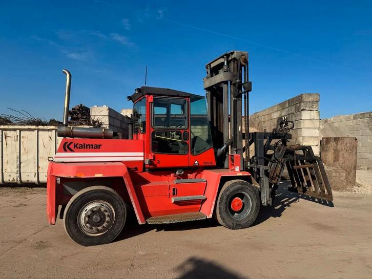 Kalmar Dcd 90-6xl heftruck + stenenklem + aanbouwdelen, Zakelijke goederen, Machines en Bouw | Heftrucks en Intern transport, Heftruck