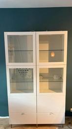 Besta vitrinekast 120x42x203, Huis en Inrichting, Kasten | Vitrinekasten, Ophalen, 50 tot 100 cm, Zo goed als nieuw, 150 tot 200 cm