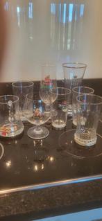 8 leuke bierglazen, Ophalen of Verzenden, Zo goed als nieuw, Bierglas