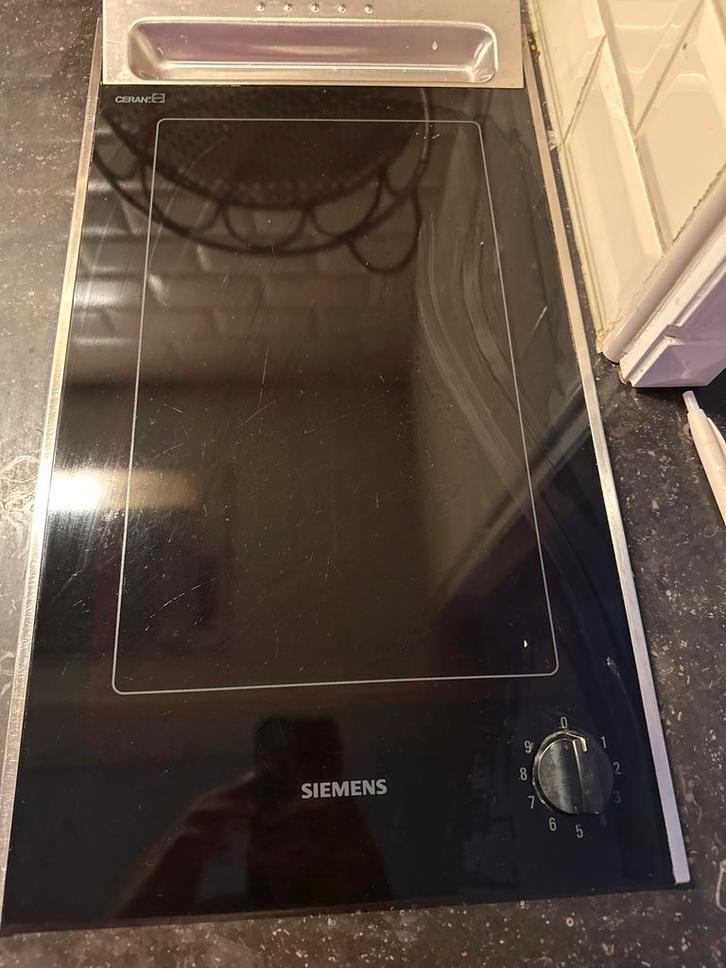 Siemens Bakplaat, Witgoed en Apparatuur, Kookplaten, Zo goed als nieuw, Inbouw, Keramisch, 3 kookzones of minder, Ophalen