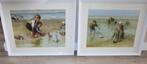 NIEUW 2 lijsten schilderij lijst fotolijst + prent Blommers, Huis en Inrichting, Ophalen of Verzenden, Nieuw, Hout