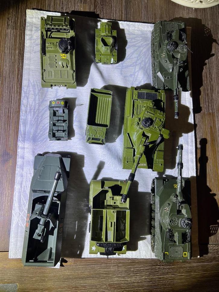 Dinky Militaire Voertuigen Collectie 9 stuks!!, Verzamelen, Speelgoed, Gebruikt, Ophalen of Verzenden