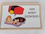 Robbedoes Kwabbernoot kunstof plaatje om op te hangen #8, Verzamelen, Stripfiguren, Ophalen of Verzenden, Guust of Robbedoes, Nieuw
