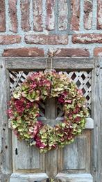 Hortensia jrans 30 cm doorsnee, Huis en Inrichting, Woonaccessoires | Kransen, Ophalen of Verzenden, Zo goed als nieuw