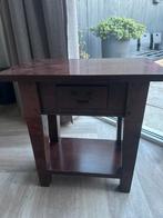 Kastje/bijzettafeltje met laatje, Ophalen, 50 tot 100 cm, Zo goed als nieuw, 25 tot 50 cm