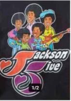 Band T-Shirt Jackson 5 Size 2XL (Michael Jackson), Ophalen of Verzenden, Nieuw, Overige maten, Zwart