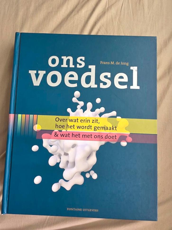 Frans M. de Jong - Ons voedsel, Boeken, Studieboeken en Cursussen, Zo goed als nieuw, HBO, Ophalen of Verzenden