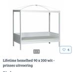 Gevraagd!! Lifetime Hemelbed 90x200, 70 tot 85 cm, Ophalen of Verzenden, Zo goed als nieuw, Hoogslaper of Stapelbed