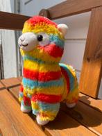 Gestreepte alpaca / lama knuffel | 20 cm, Ophalen of Verzenden, Zo goed als nieuw, Overige typen