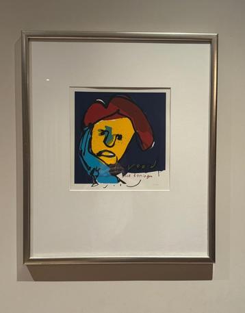 HERMAN BROOD, handgesign. zeefdruk : Onze Koningin (+lijst) beschikbaar voor biedingen