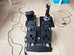 Thrustmaster Warthog stick, throttle, T-Flight Rudder Pedals, Computers en Software, Joysticks, Ophalen of Verzenden, Zo goed als nieuw