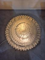 Grote mid century vintage plafonniere, Huis en Inrichting, Lampen | Plafondlampen, Onbekend, Ophalen of Verzenden, Glas, Onbekend