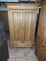 Prachtige Antiek Grenen Kast met Lade en Planken