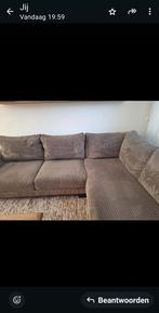 Hoekbank "Britt" bruin corduroy. (270225), Ophalen, Zo goed als nieuw, Stof