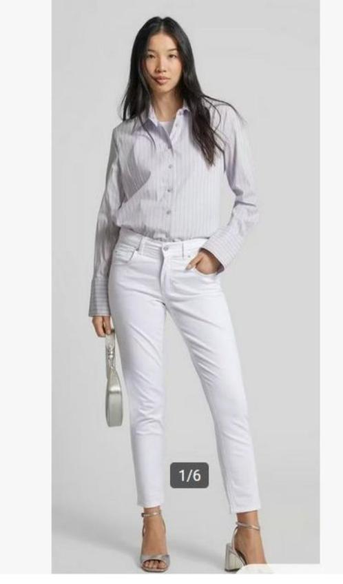 NIEUW!! ANGELS witte slimfit broek NU VAN 100 VOOR 25 EURO!, Kleding | Dames, Broeken en Pantalons, Nieuw, Maat 38/40 (M), Wit