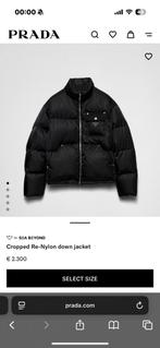 Originele Prada jas, Ophalen, Nieuw, Zwart, Prada