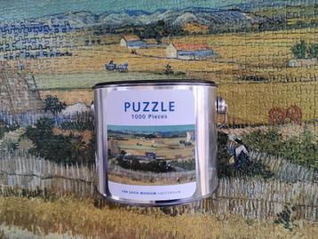 Puzzel van Gogh museum in verfblik 'the harvest' beschikbaar voor biedingen
