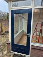 Buitendeur, Doe-het-zelf en Verbouw, Kozijnen en Schuifpuien, Gebruikt, Deurkozijn, 150 tot 225 cm, Inclusief glas