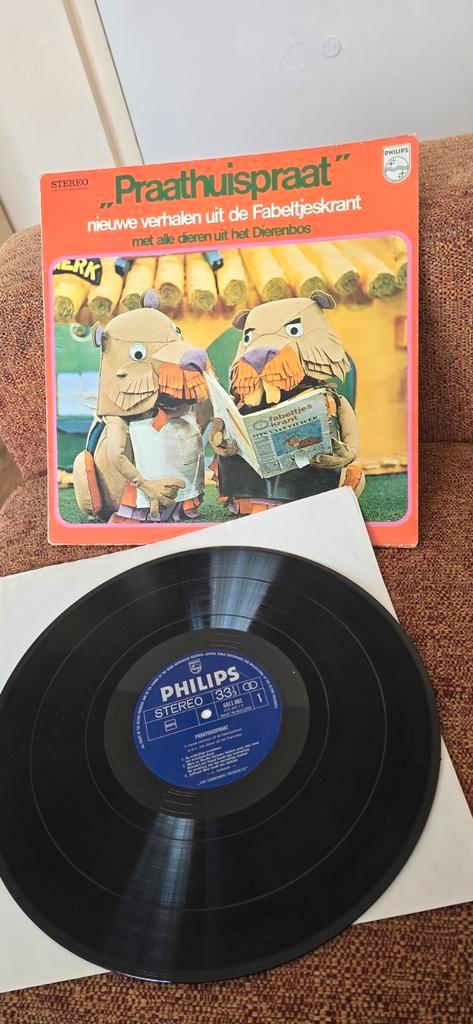 Lp fabeltjeskrant  praathuispraat, Cd's en Dvd's, Vinyl | Kinderen en Jeugd, Zo goed als nieuw, Ophalen of Verzenden