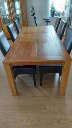 Houten tafel, Huis en Inrichting, Tafels | Eettafels, Ophalen, Gebruikt, 200 cm of meer, 50 tot 100 cm