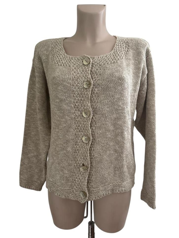 Aran Crafts vest beige M, Kleding | Dames, Truien en Vesten, Zo goed als nieuw, Maat 38/40 (M), Beige, Ophalen of Verzenden