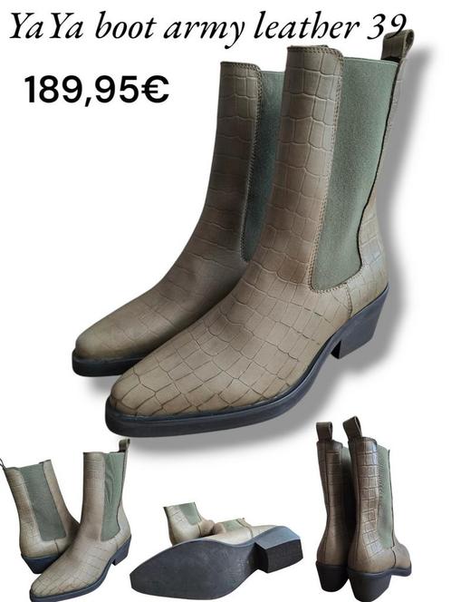 YAYA CHELSEA / western  BOOTS 
MADE PORTUGAL 39
Van €189,95, Kleding | Dames, Schoenen, Nieuw, Lage of Enkellaarzen, Groen, Ophalen of Verzenden
