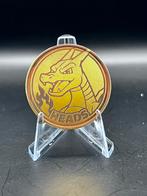 Charizard Pokemon Messing Coin - Kop of Munt, Hobby en Vrije tijd, Ophalen of Verzenden, Zo goed als nieuw