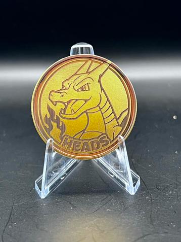 Charizard Pokemon Messing Coin - Kop of Munt beschikbaar voor biedingen
