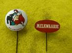Speldjes 2 x Melkwaarde, Verzamelen, Ophalen of Verzenden, Gebruikt, Overige onderwerpen