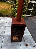 Houtkachel voor tuin of terras. Tuinhaard., Ophalen