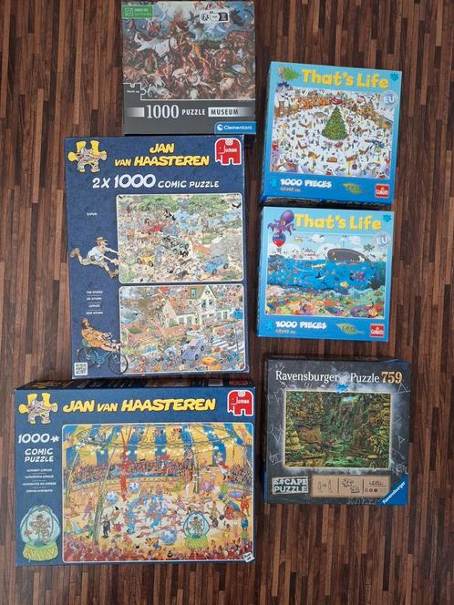 Ontdek deze prachtige puzzels!, Hobby en Vrije tijd, Denksport en Puzzels, Zo goed als nieuw, Meer dan 1500 stukjes, Ophalen of Verzenden