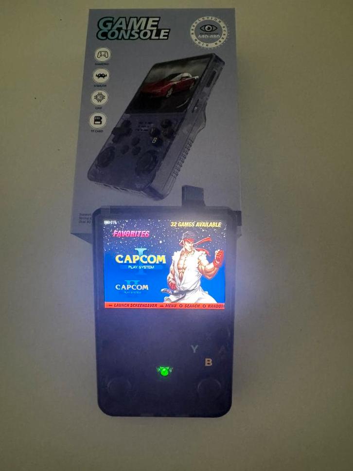 R36S Handheld Console  Zwart –16.000 Games – PSP, Nintendo, Spelcomputers en Games, Spelcomputers | Overige, Nieuw, Ophalen of Verzenden