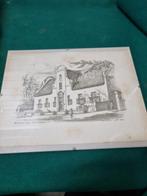 -	Tekening the manor huose, Huis en Inrichting, Ophalen of Verzenden, 'T Olde Gre-j, Info@toldegrej.nl, Endepoelstraat 20f Didam