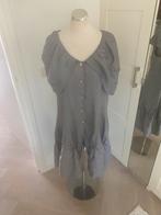 Jurk merk HEBBEDING maat 1 grijs linnen, Kleding | Dames, Maat 42/44 (L), Ophalen of Verzenden, Knielengte, Grijs