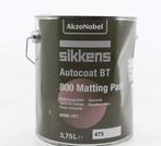Sikken verf 3,75L autocoat BT 800 matteringsmiddel 475, Overige kleuren, Nieuw, Ophalen of Verzenden, Verf